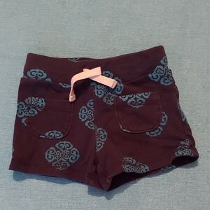 Stylish Blue Shorts with Turqoise Blue Pattern